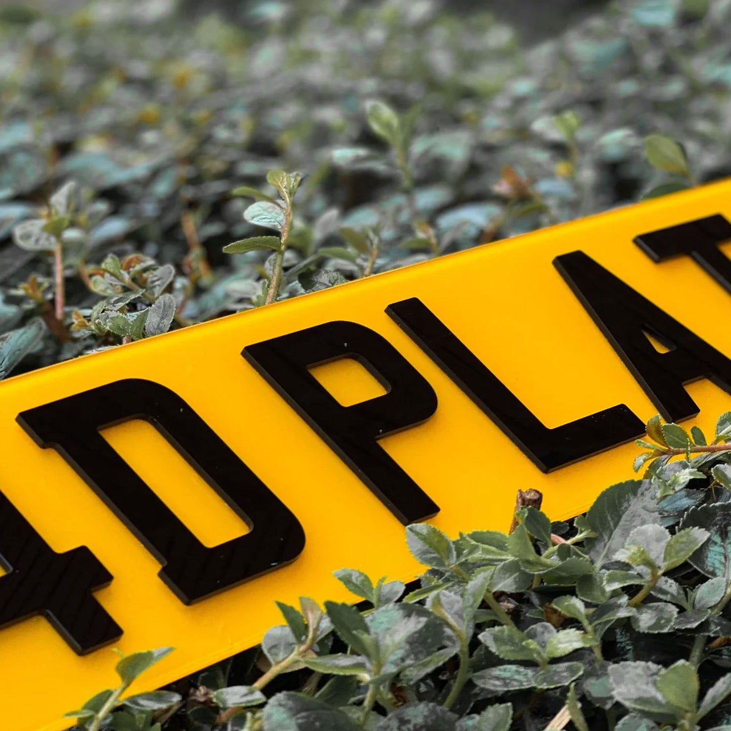 Road Legal 4D Number Plates - Gloss Finish