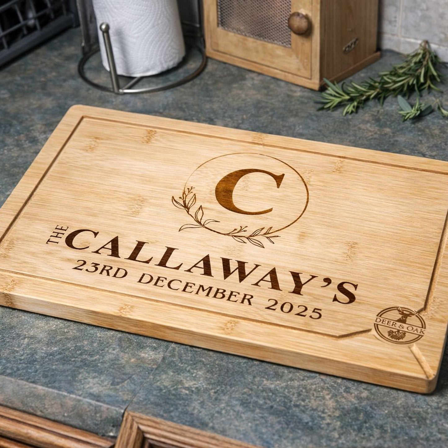 Surname Personalised Chopping Board