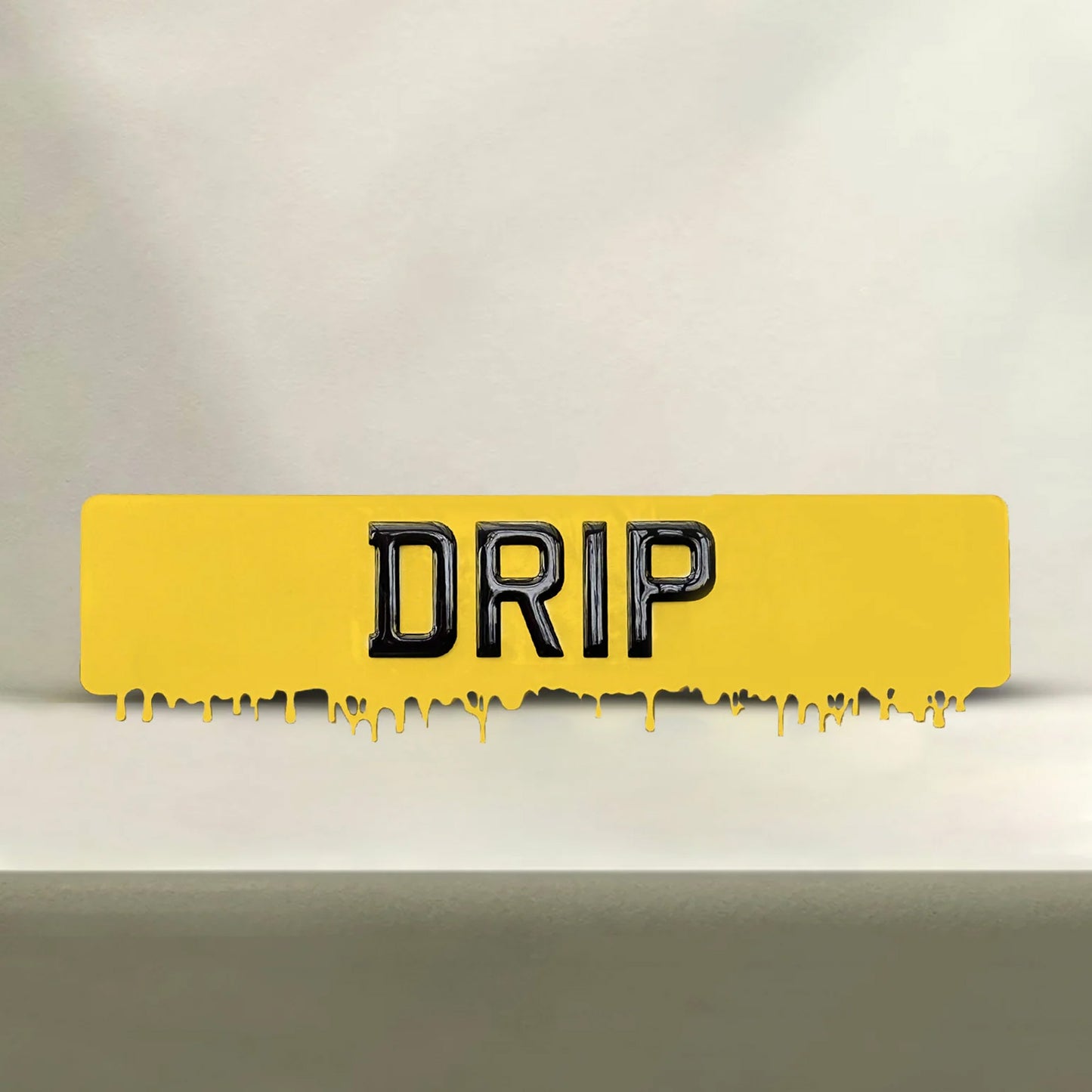 Drip Number Plates