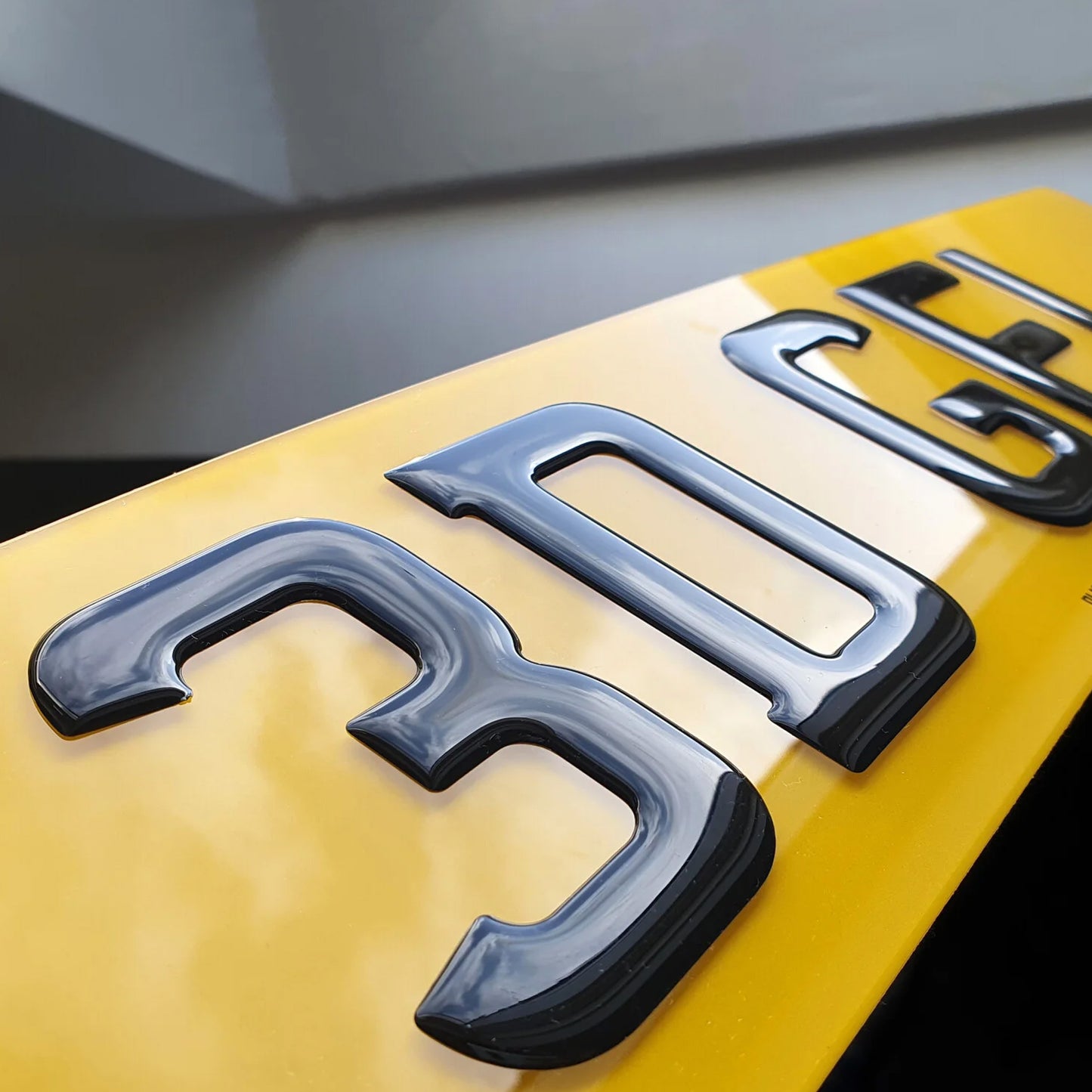 Road Legal 3D Gel Number Plates