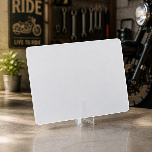 9x7 Blank Motorcycle Acrylic