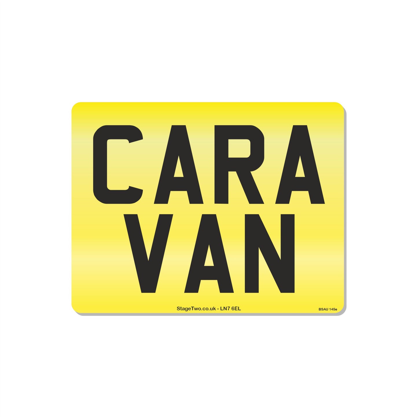 Trailer Number Plate