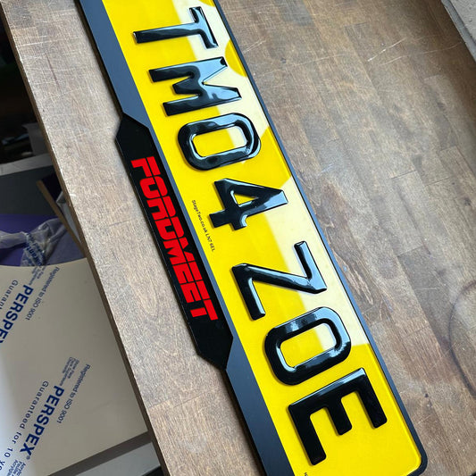 Ford Meet Premium Number Plate Surrounds