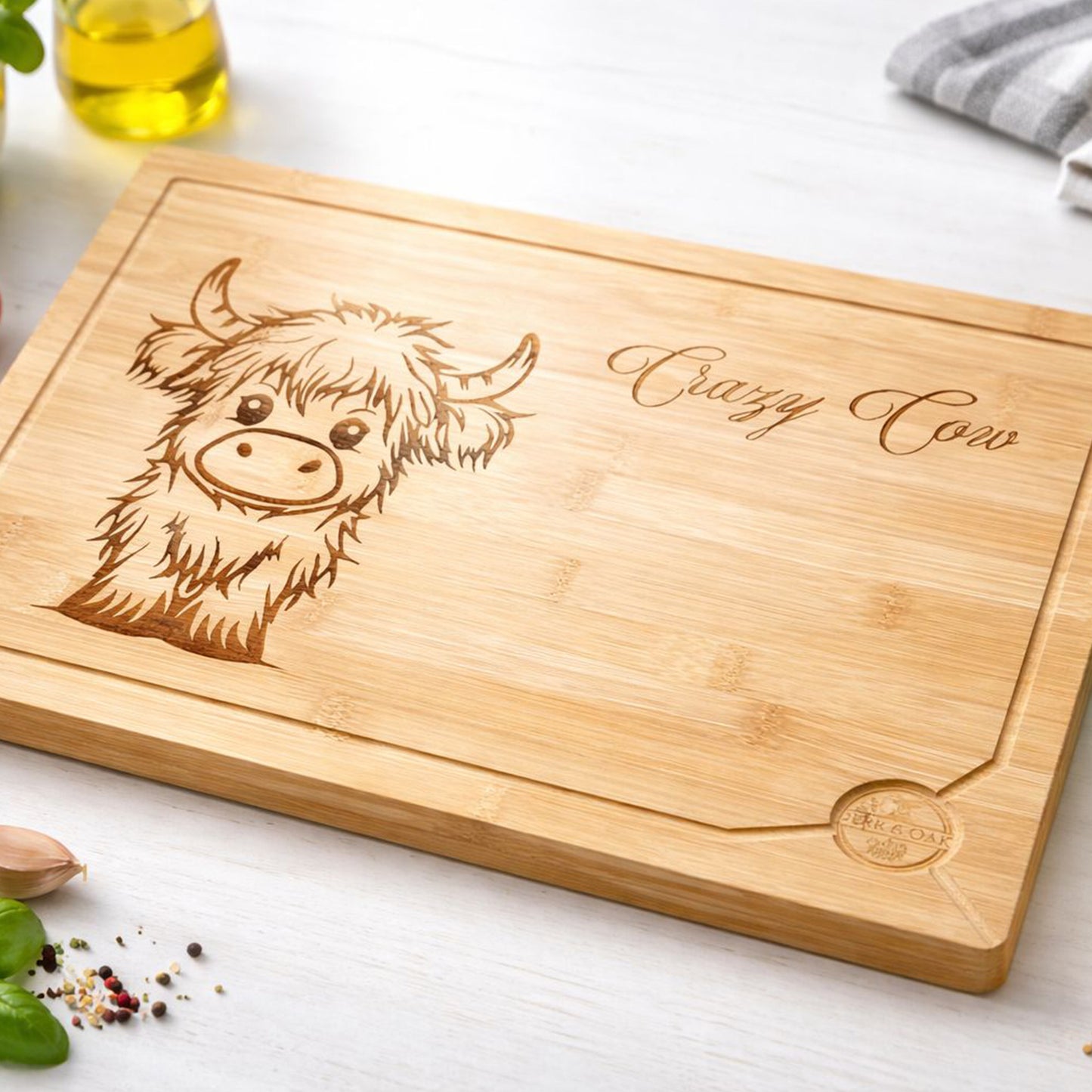 Highland Cow Chopping Board