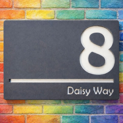 The Octave Collection Number + Street Name House Sign