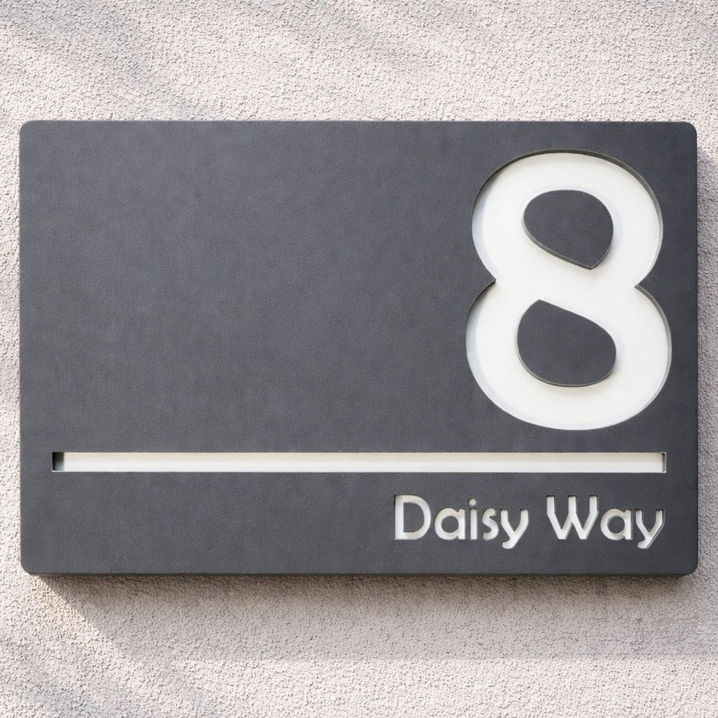 The Octave Collection Number + Street Name House Sign