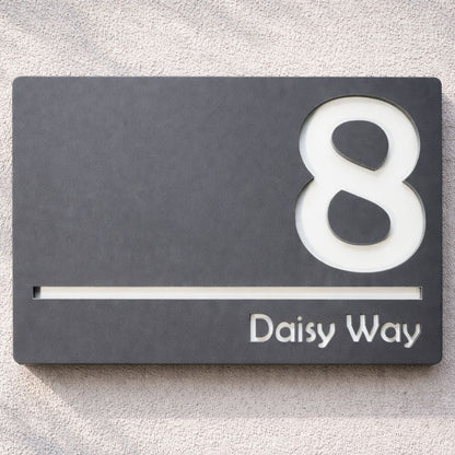 The Octave Collection Number + Street Name House Sign