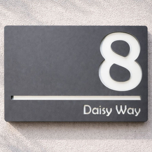 The Octave Collection Number + Street Name House Sign