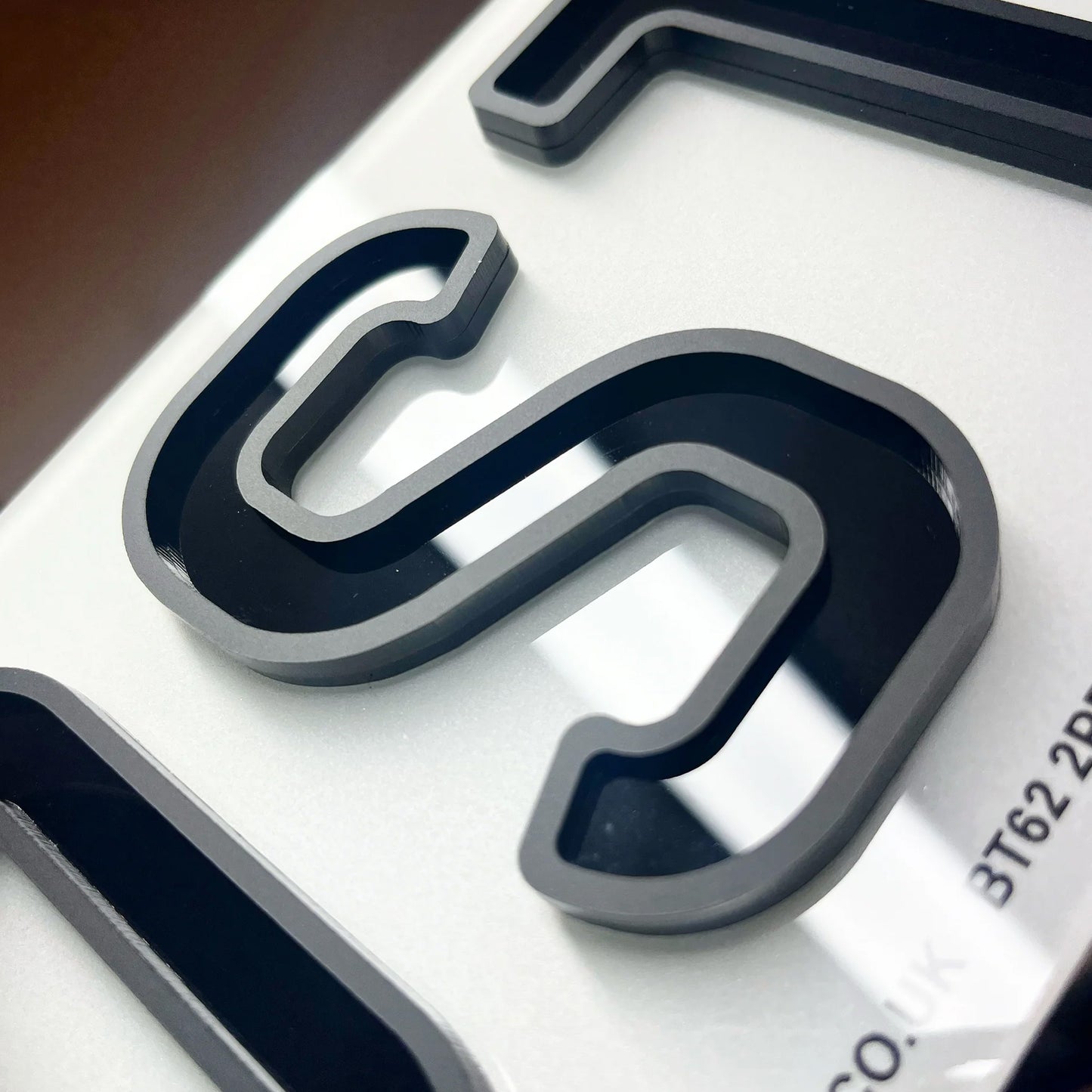 4D Shadow X Number Plates