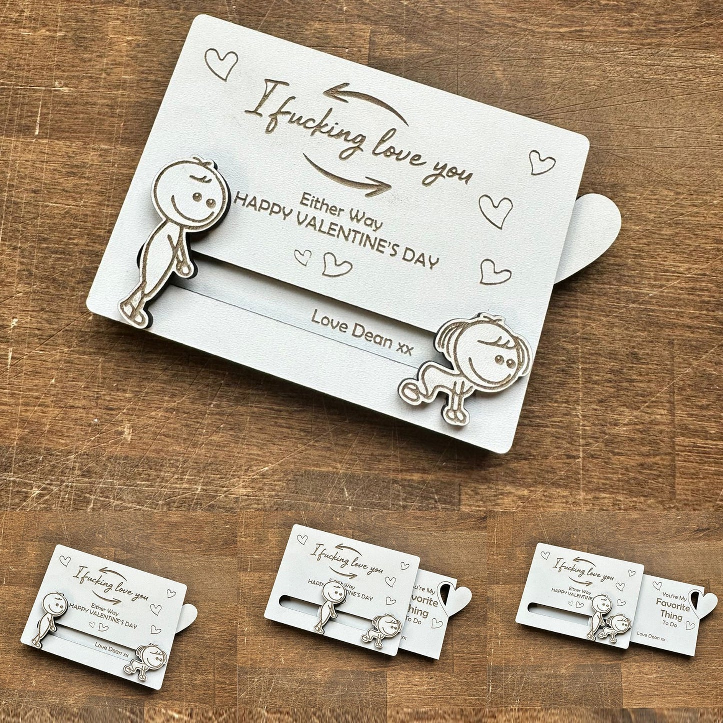 Valentine's Sliding Love Card