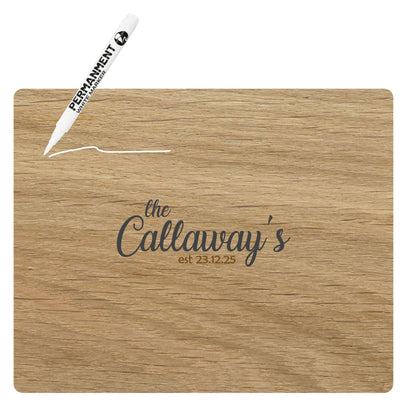 Guest Book Board with White Marker Pen