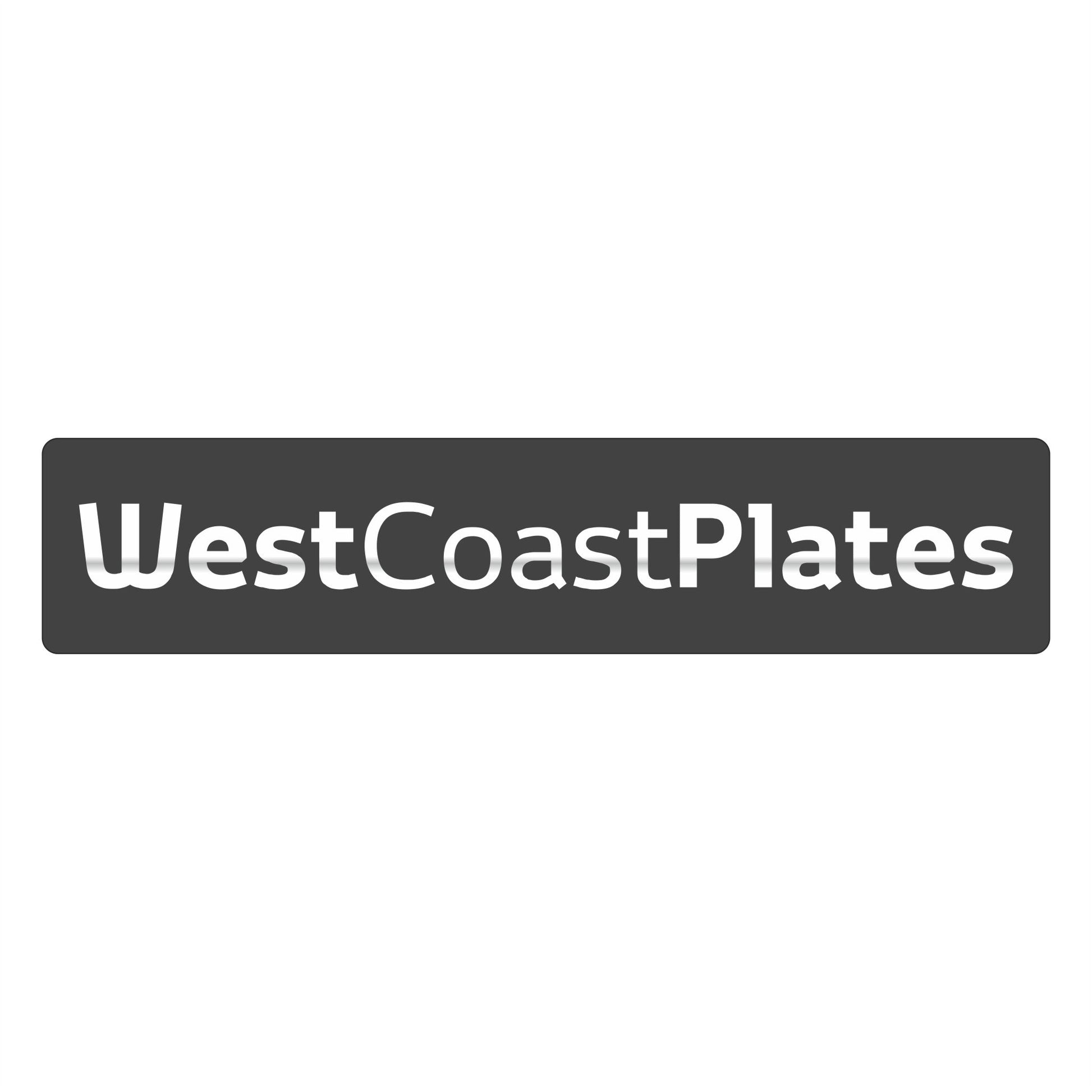 West Coast Show Plates